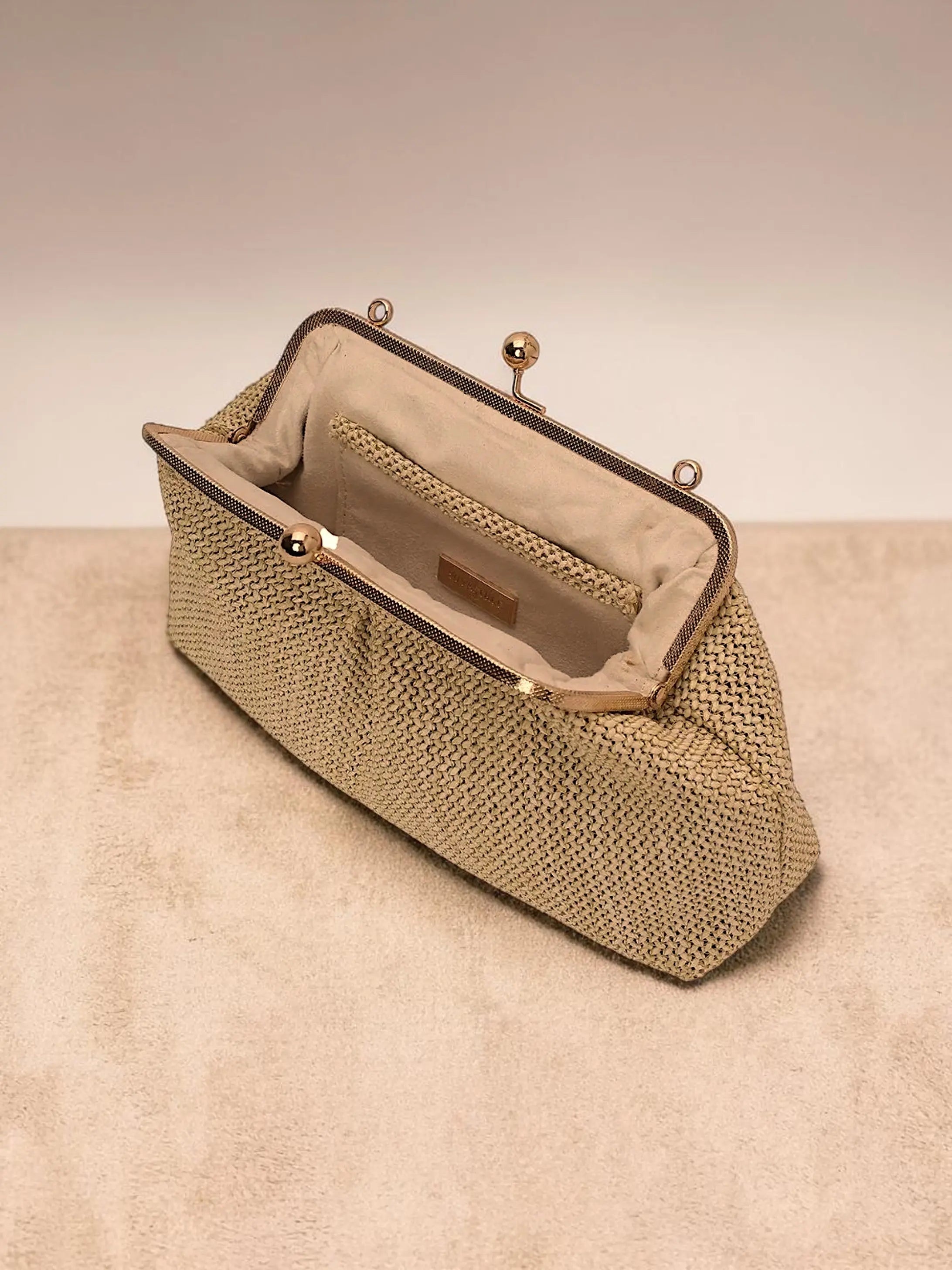 Aria Clutch - Beige YuvaStree