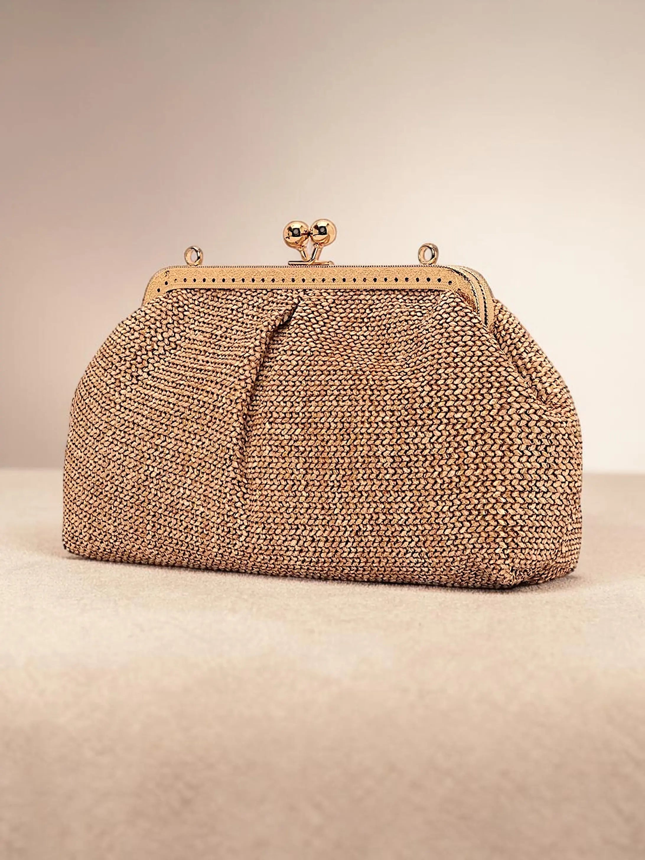 Aria Clutch - Tan YuvaStree