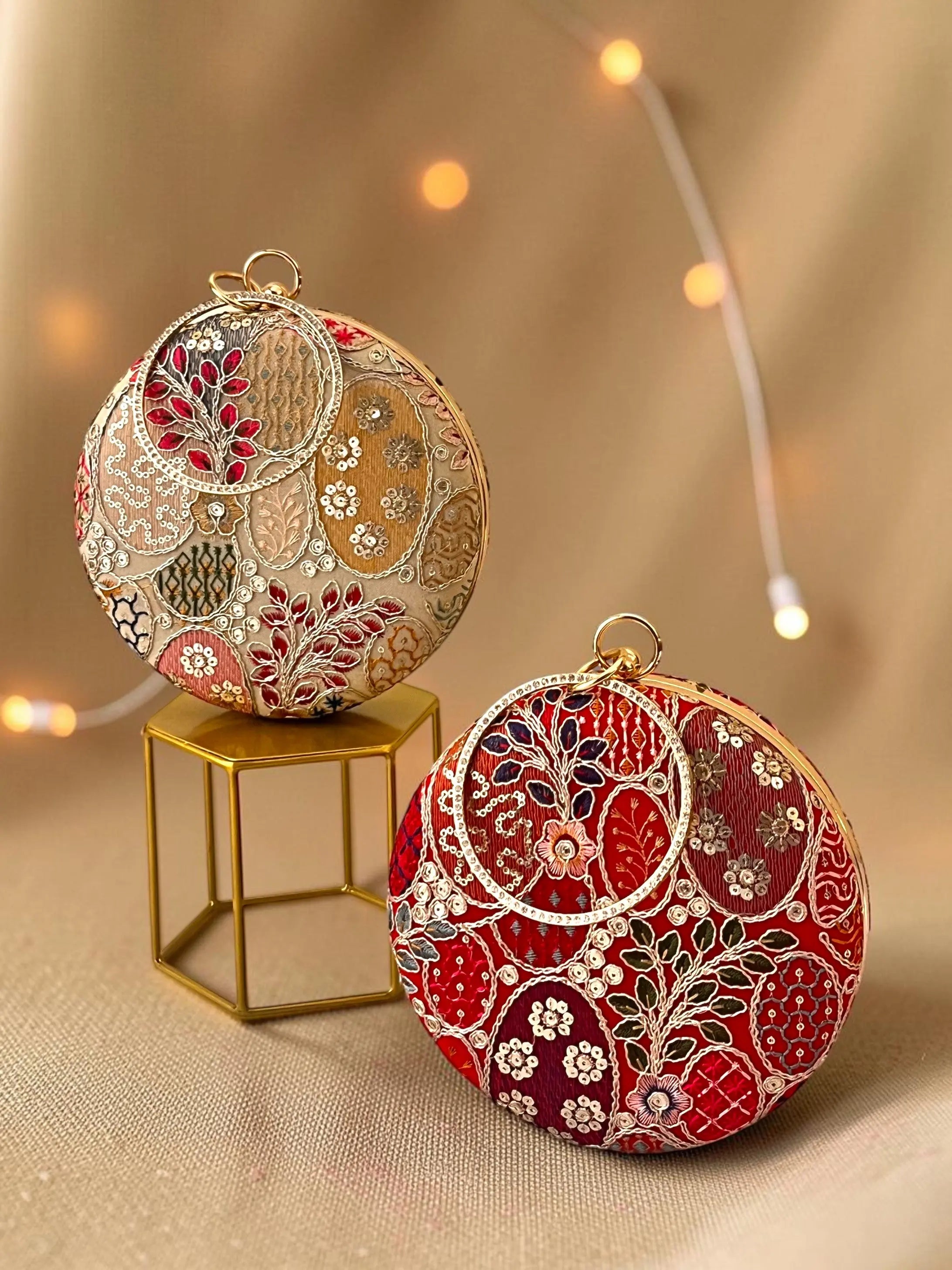 Meher Ring Clutch - Set of 10 Wedding Favors YuvaStree