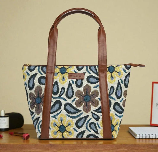 Lyra Tote – Floral Bloom YuvaStree