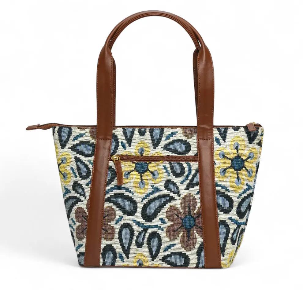 Lyra Tote – Floral Bloom YuvaStree
