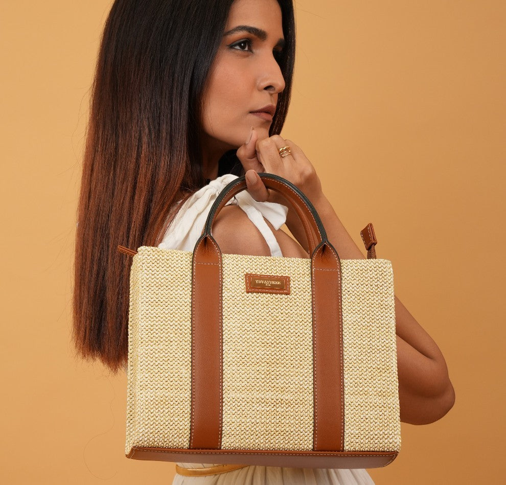 Ellora Mini Tote - Beige