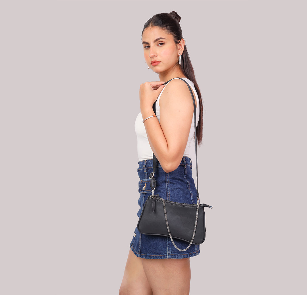 Twixis  Crossbody Bag - Black