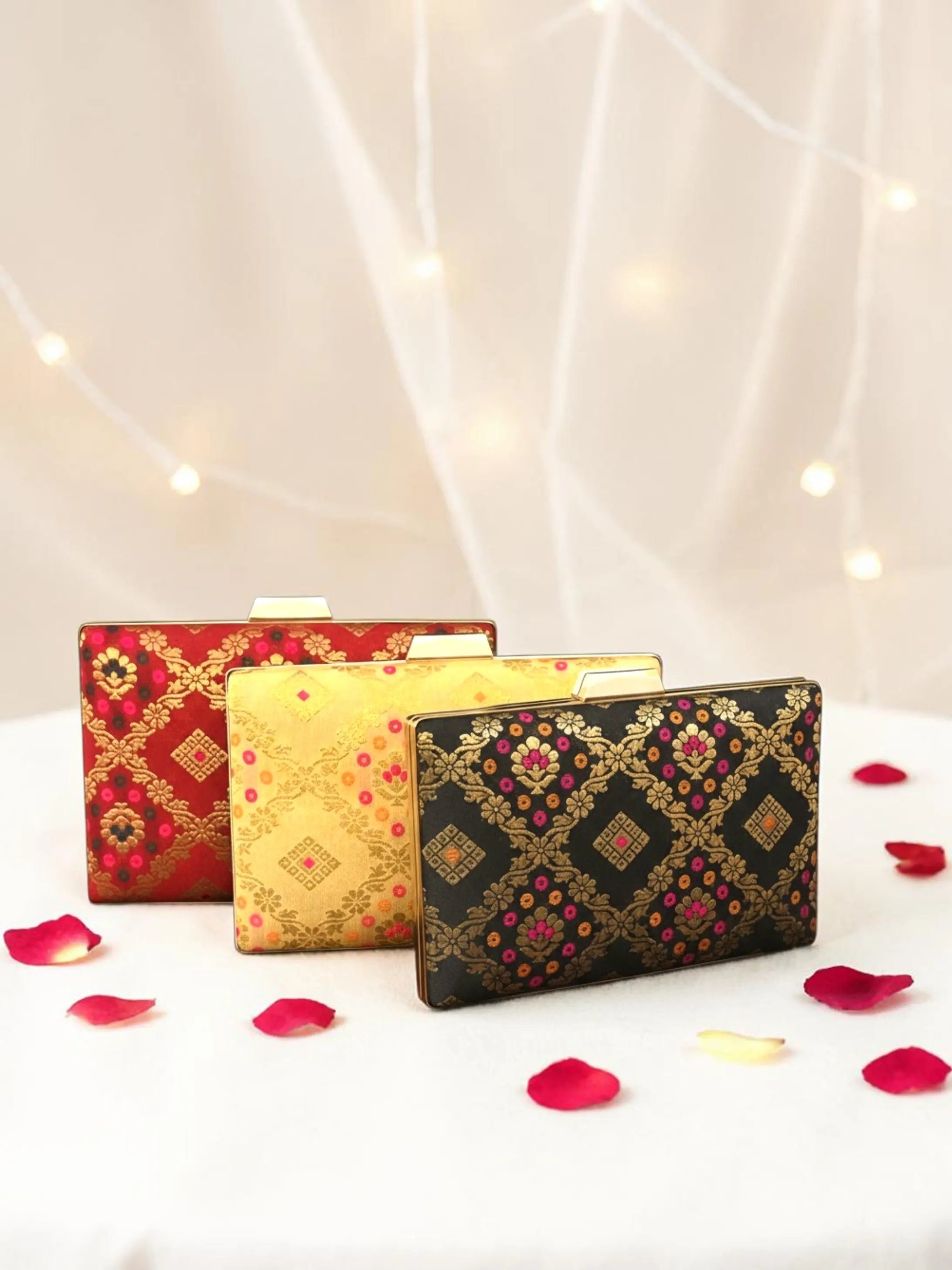 Gifting Combo - Annie Box Clutch Set of 3 YuvaStree