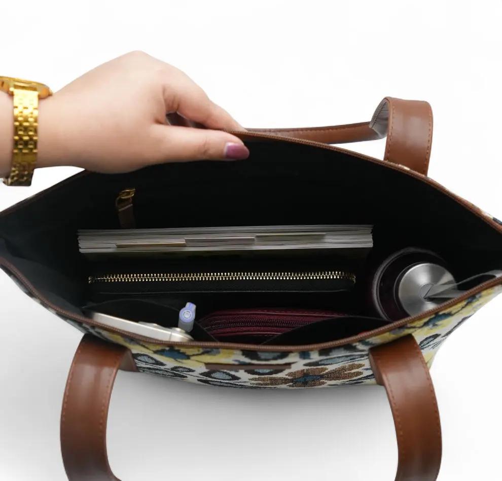 Lyra Tote – Floral Bloom YuvaStree