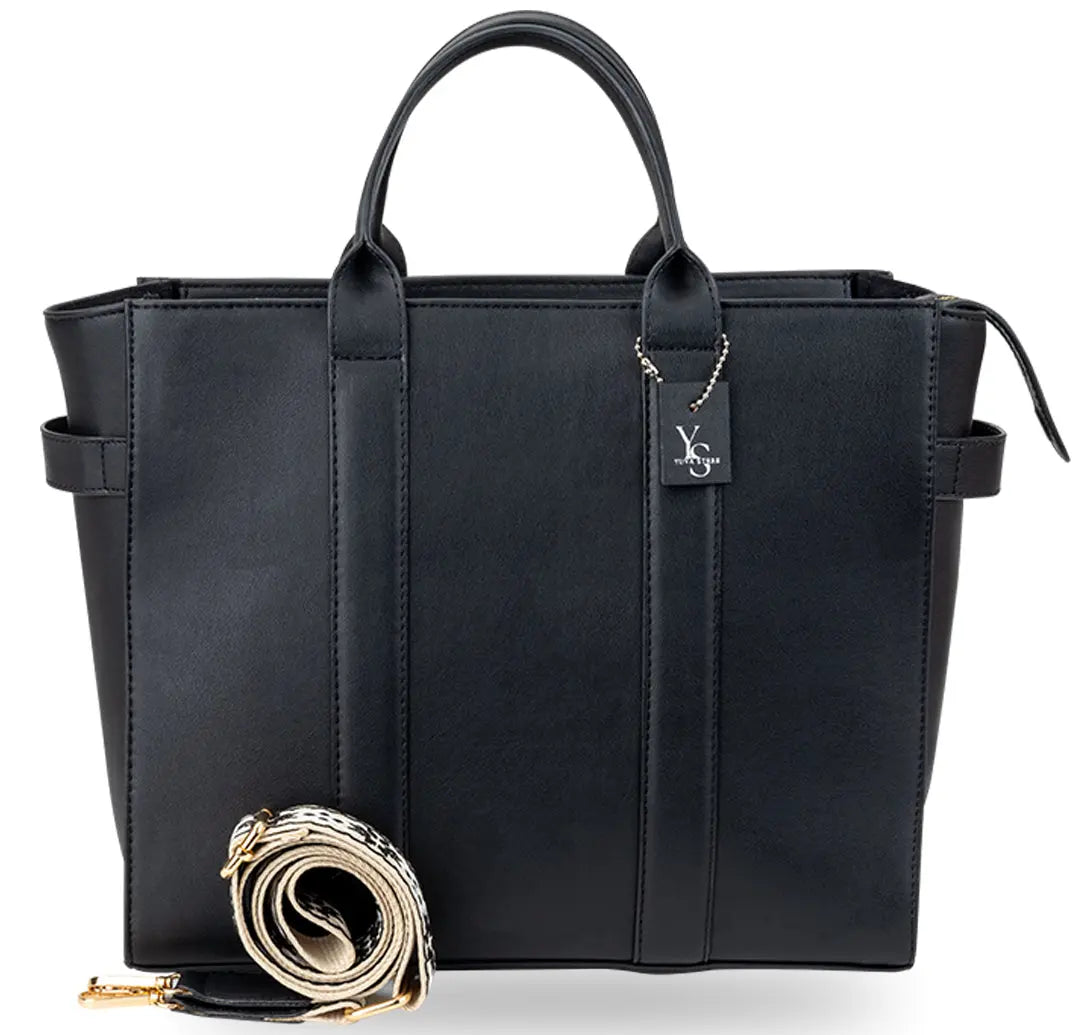 Elan Box Tote Bag - Black My Store