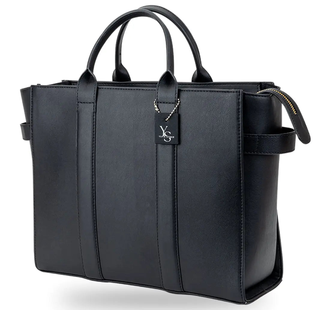 Elan Box Tote Bag - Black My Store