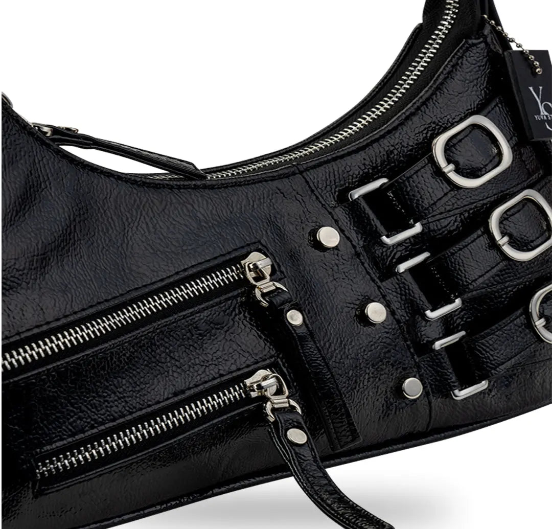Velora Hobo Bag - Black YuvaStree