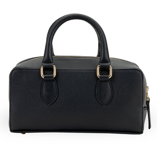 Lume Boxy Crossbody Bag - Black