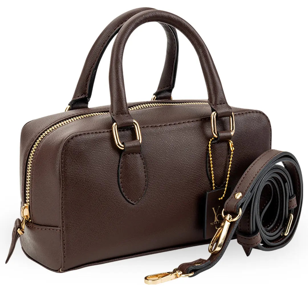 Lume Boxy Crossbody Bag - Dk. Mocha YuvaStree