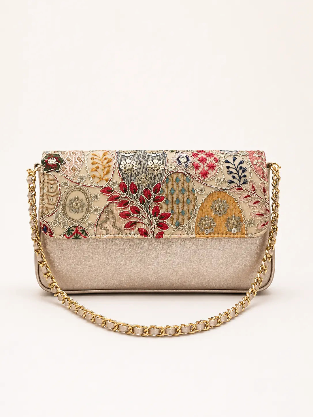 Fulwari Sling Bag - Beige YuvaStree