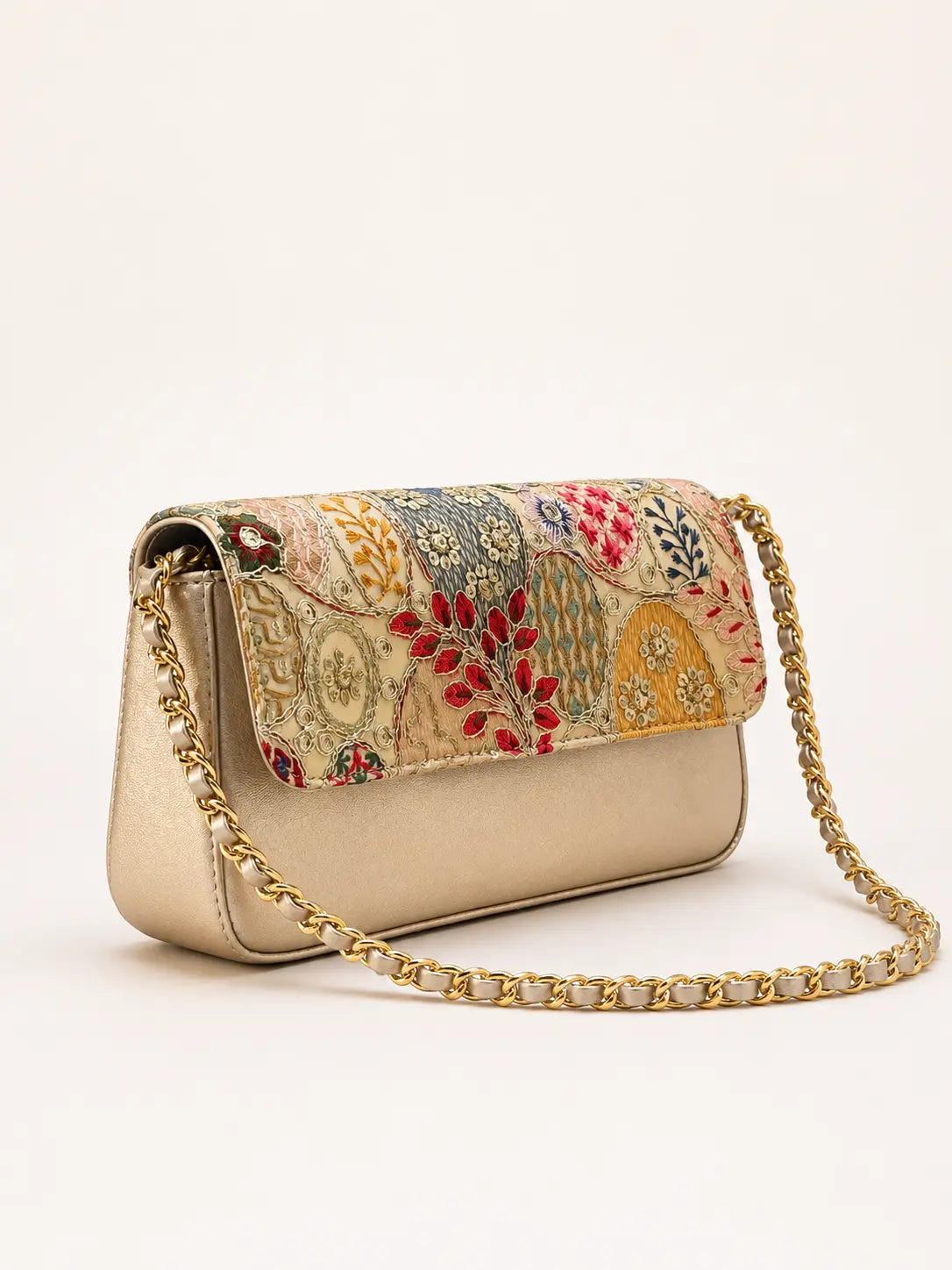 Fulwari Sling Bag - Beige YuvaStree