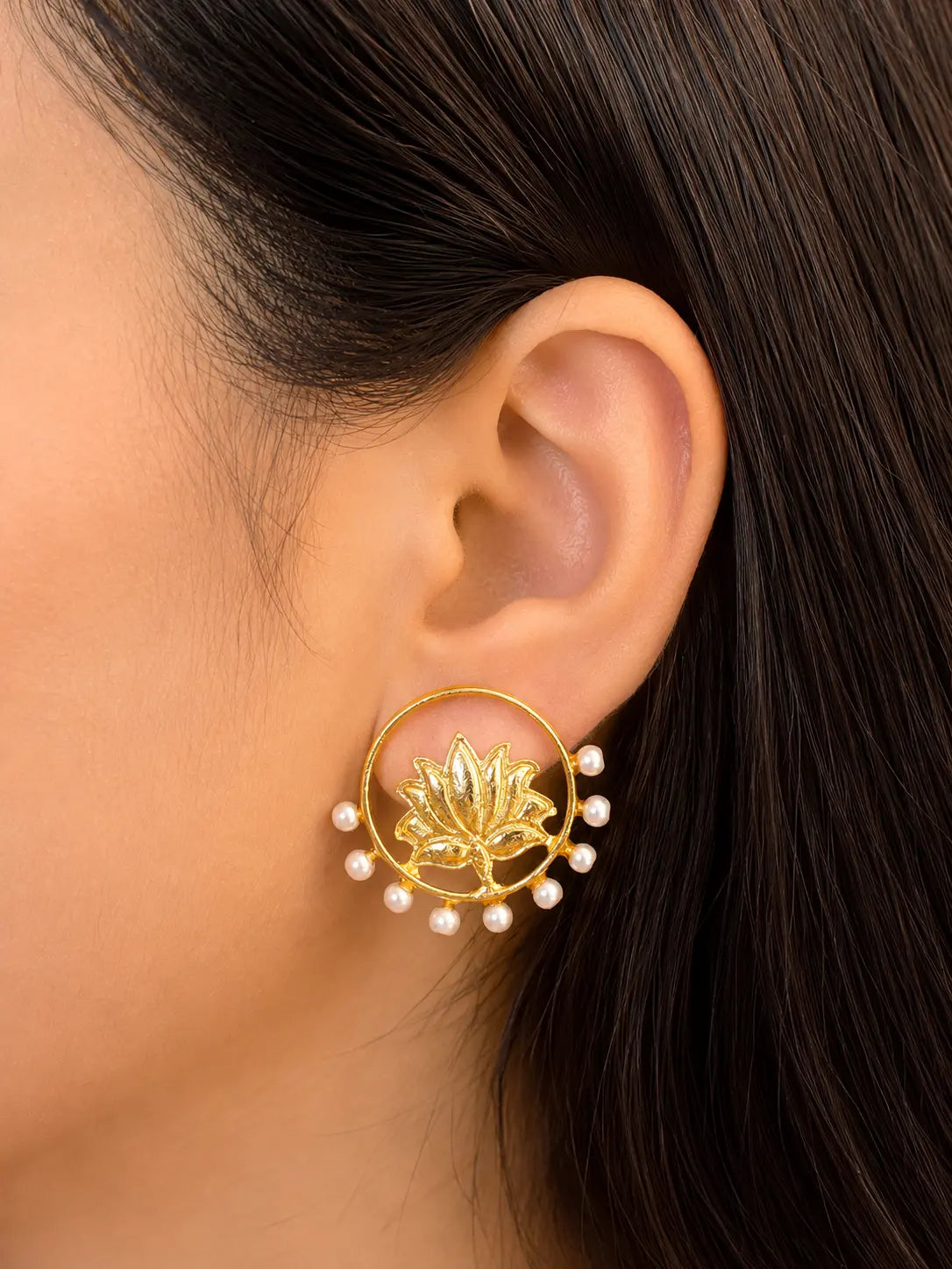 Lotus Earrings YuvaStree