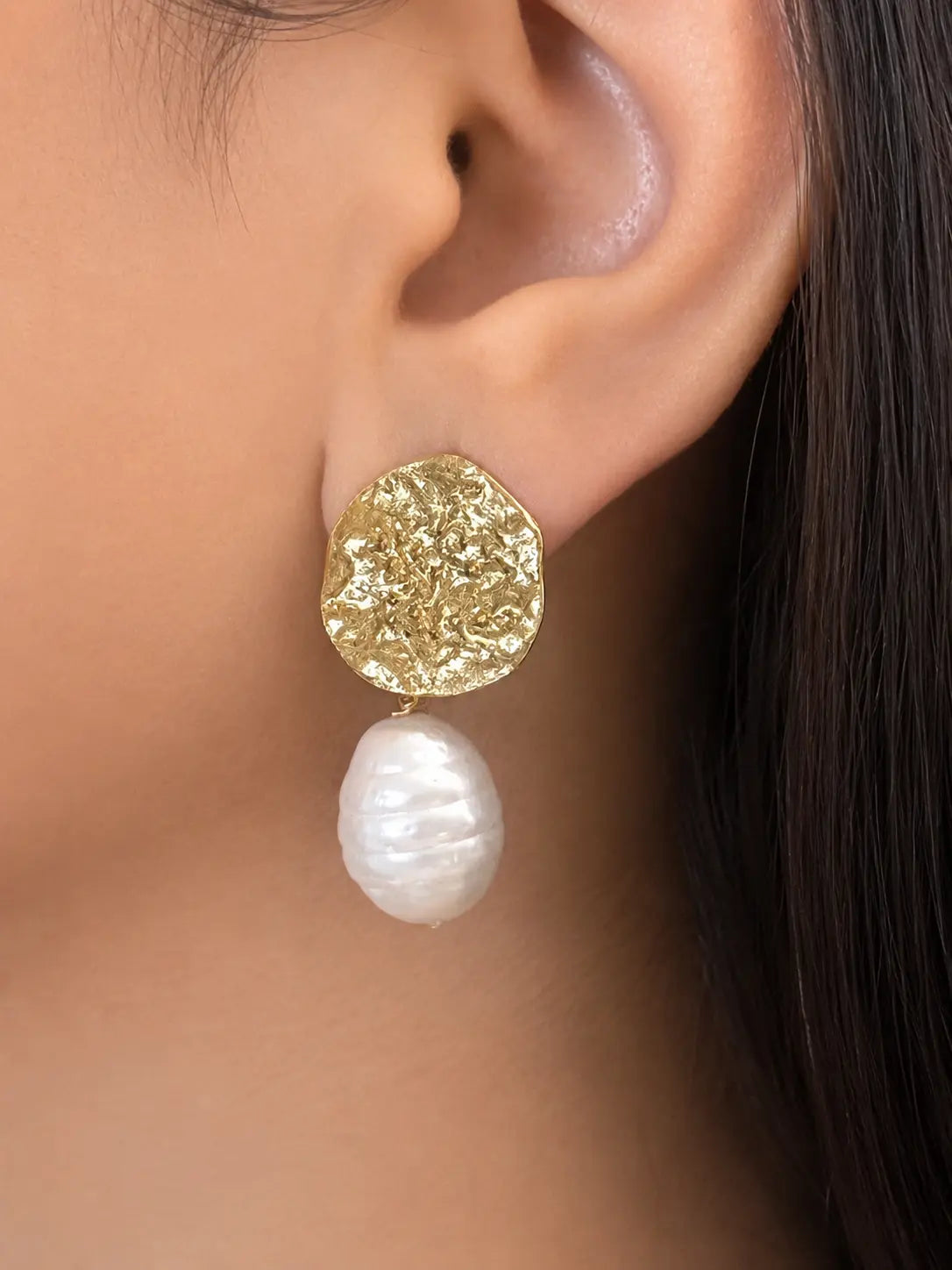 Pearl Drop Earrings YuvaStree