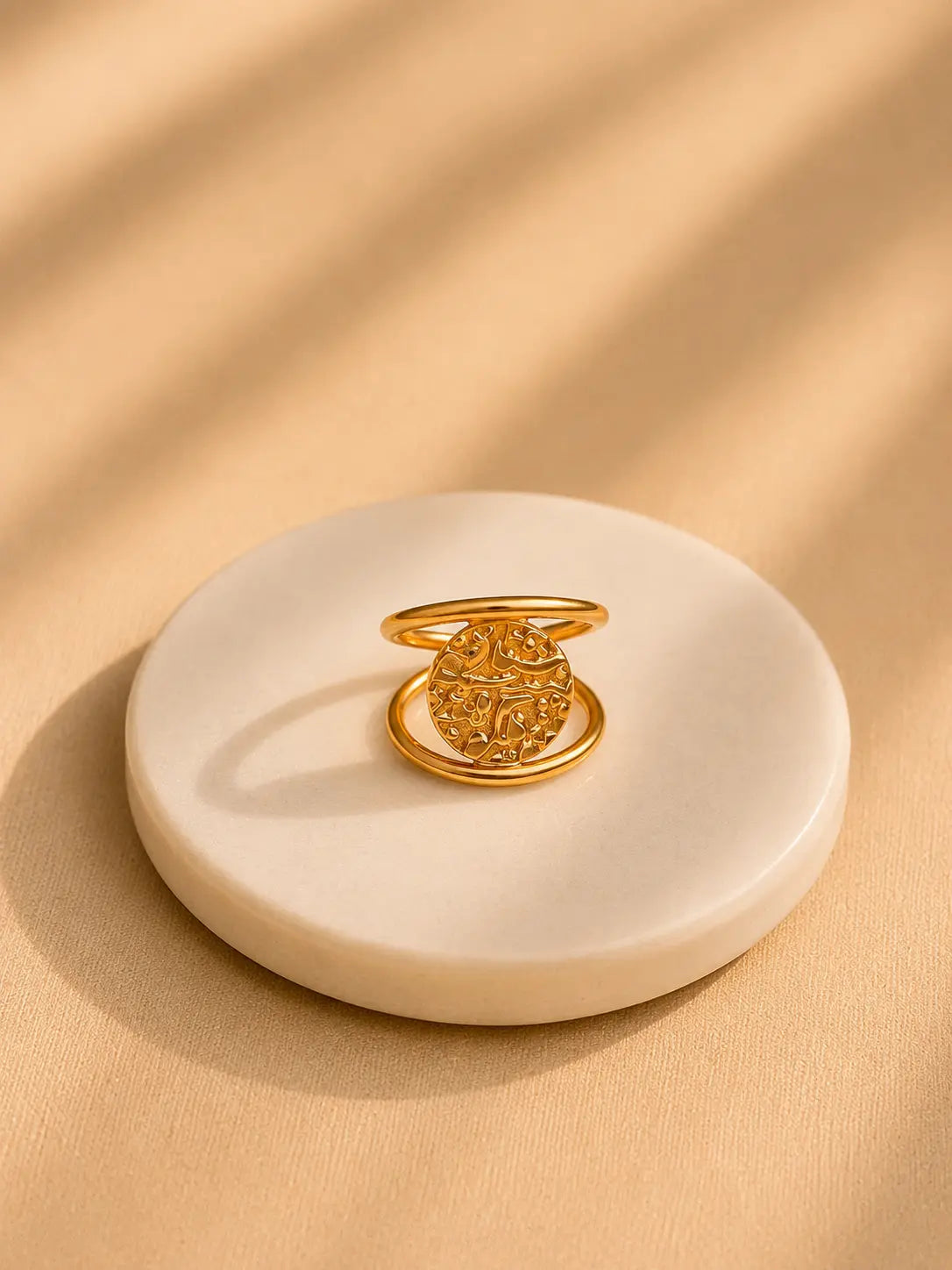 Disc Double Band Ring YuvaStree