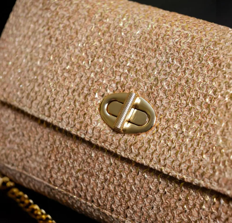 Elvina Clutch - Rose Gold YuvaStree