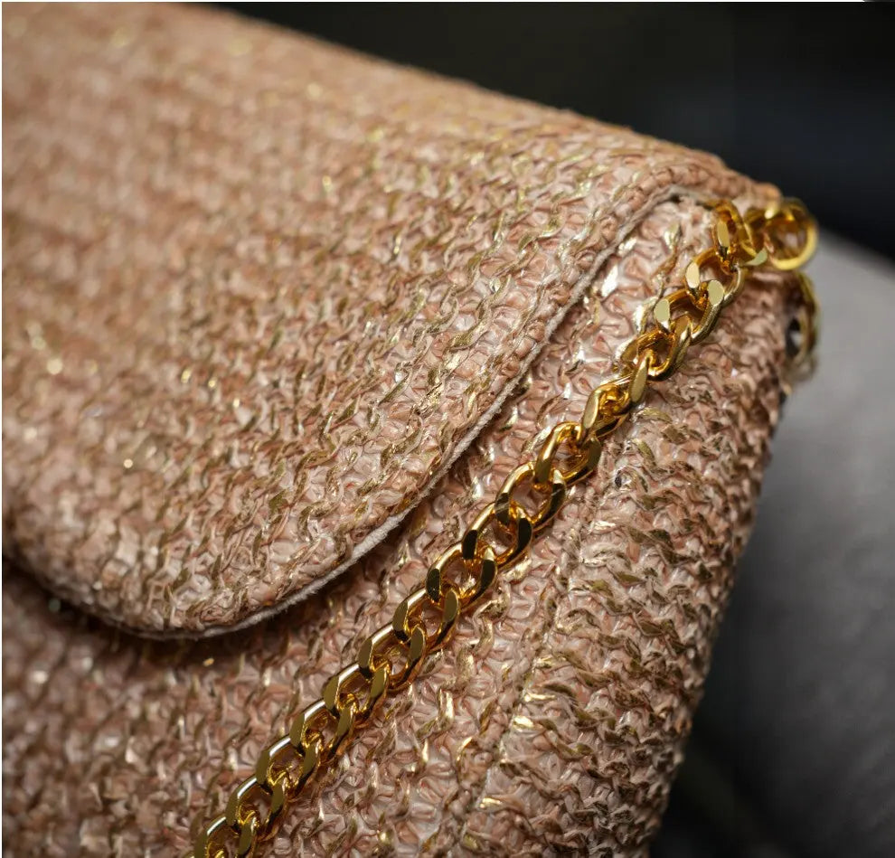 Elvina Clutch - Rose Gold YuvaStree