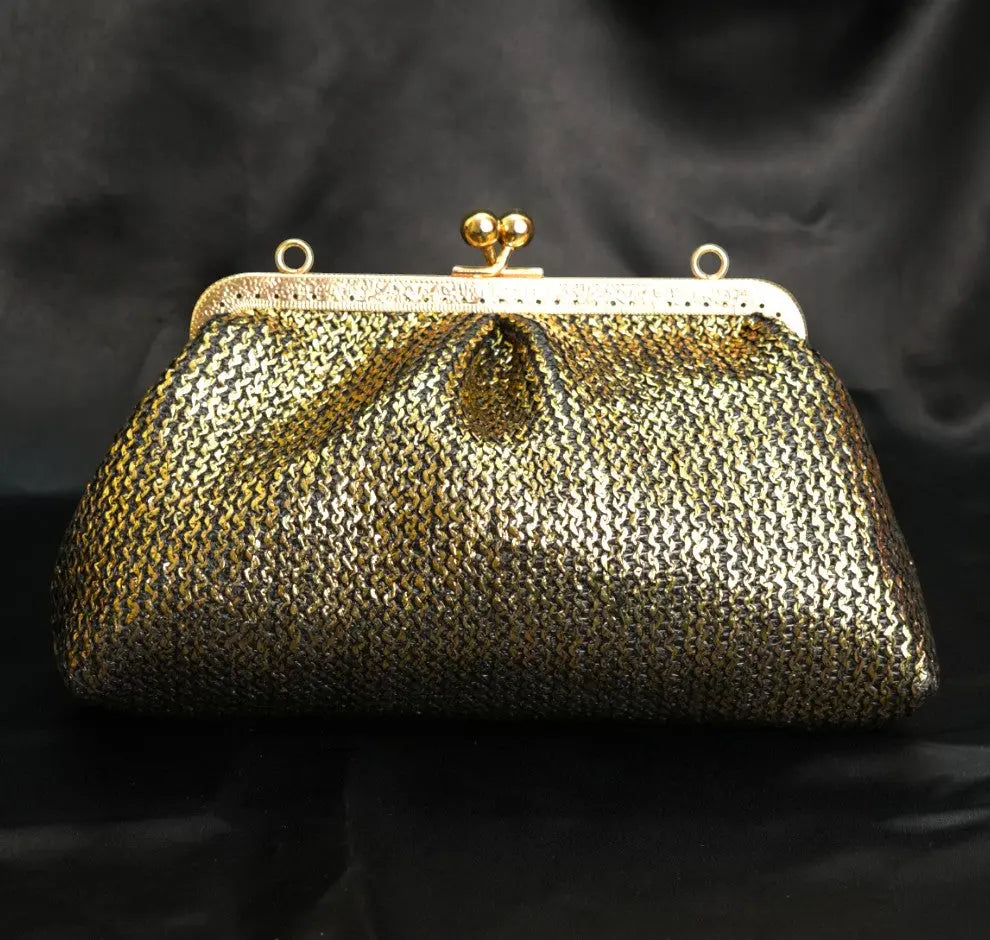 Aria Clutch - Midnight Gold YuvaStree