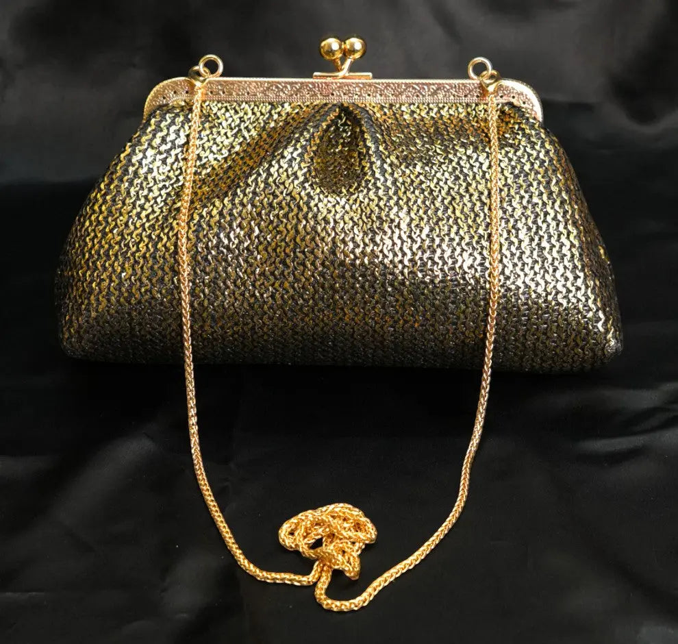 Aria Clutch - Midnight Gold YuvaStree