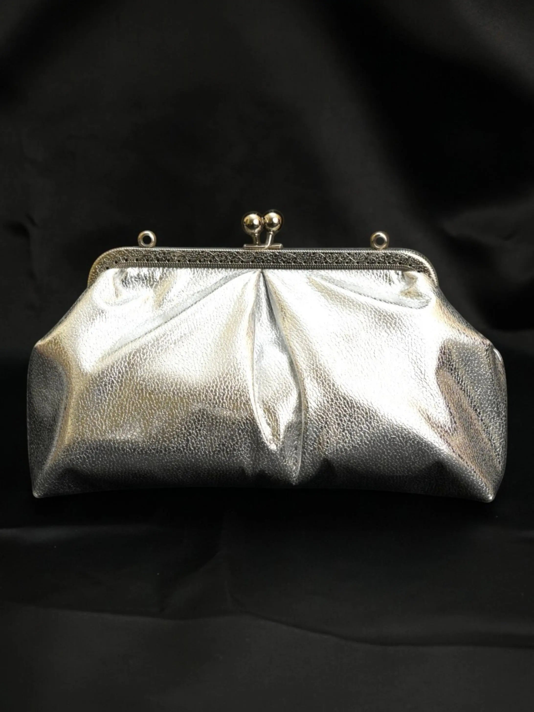 Aria Clutch - Silver YuvaStree