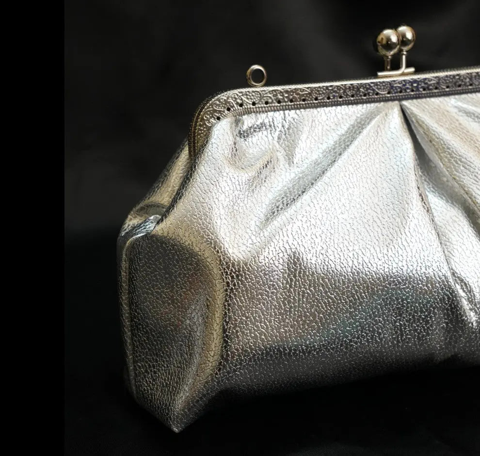 Aria Clutch - Silver YuvaStree