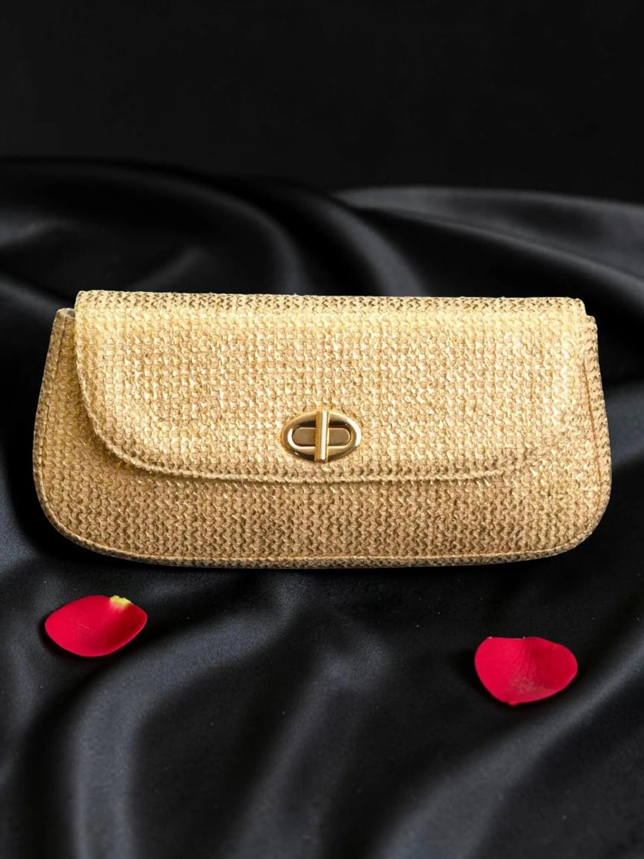 Elvina Clutch - Gold YuvaStree