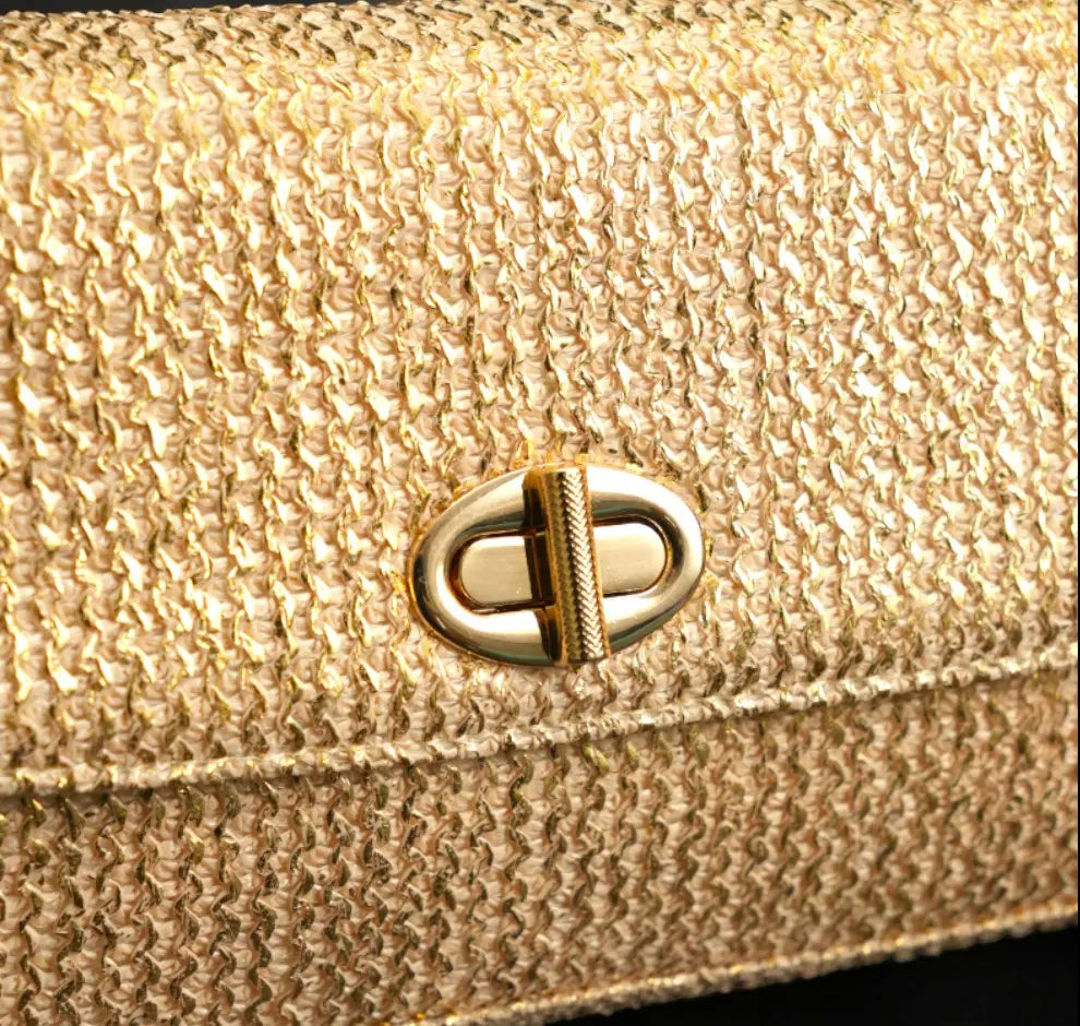 Elvina Clutch - Gold YuvaStree