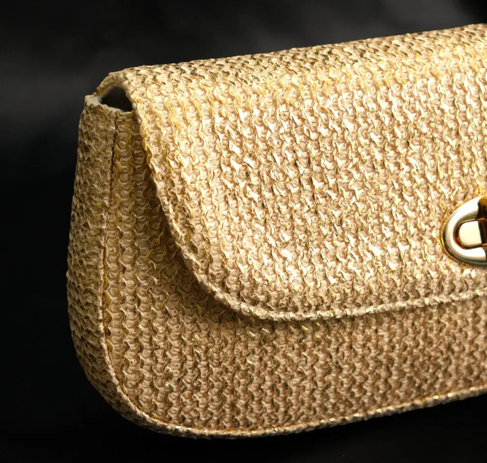 Elvina Clutch - Gold YuvaStree
