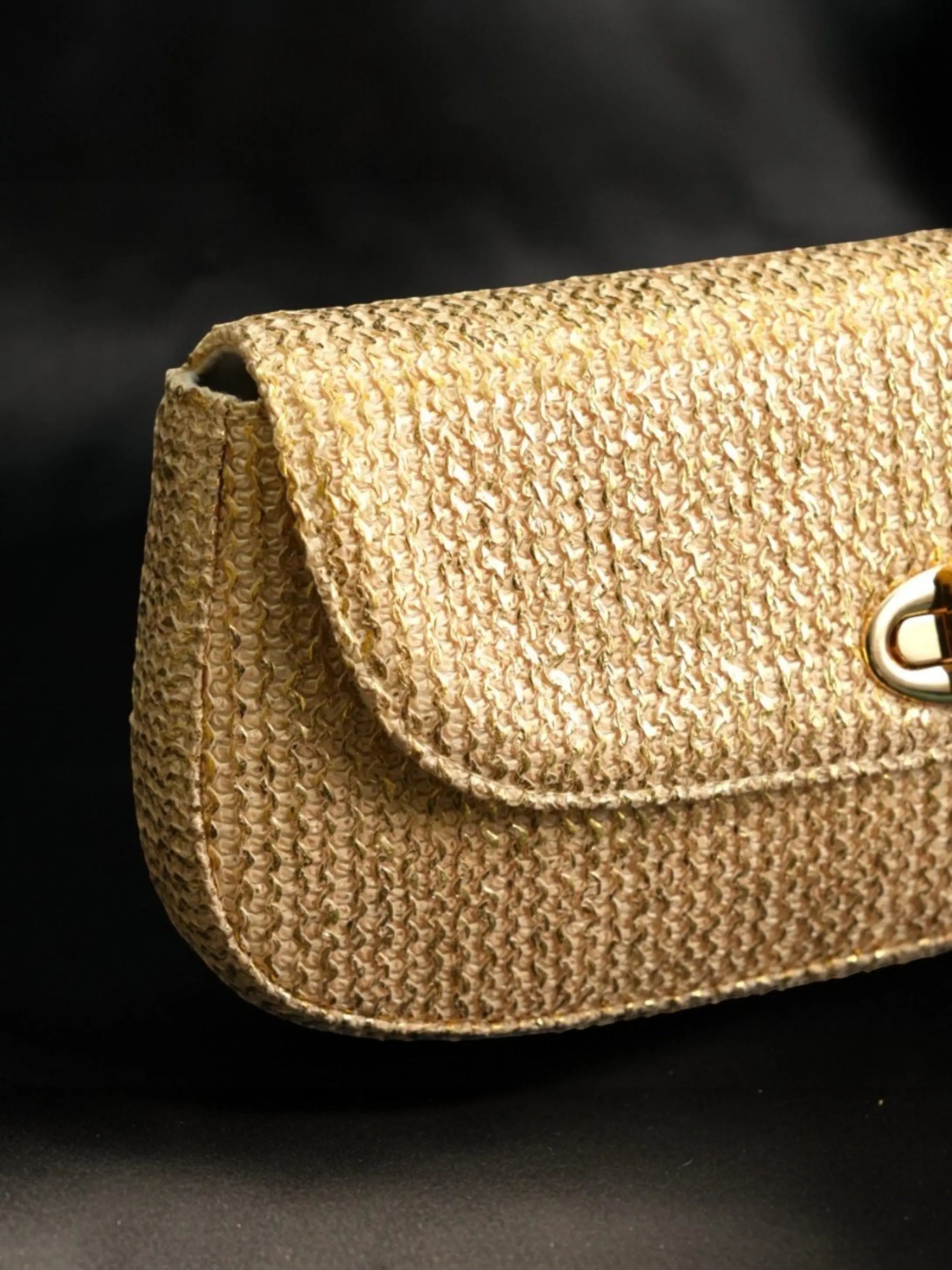 Elvina Clutch - Gold YuvaStree
