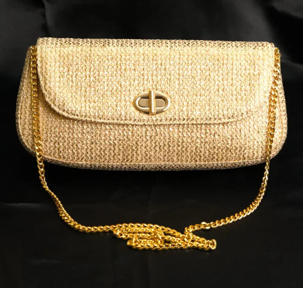 Elvina Clutch - Gold YuvaStree