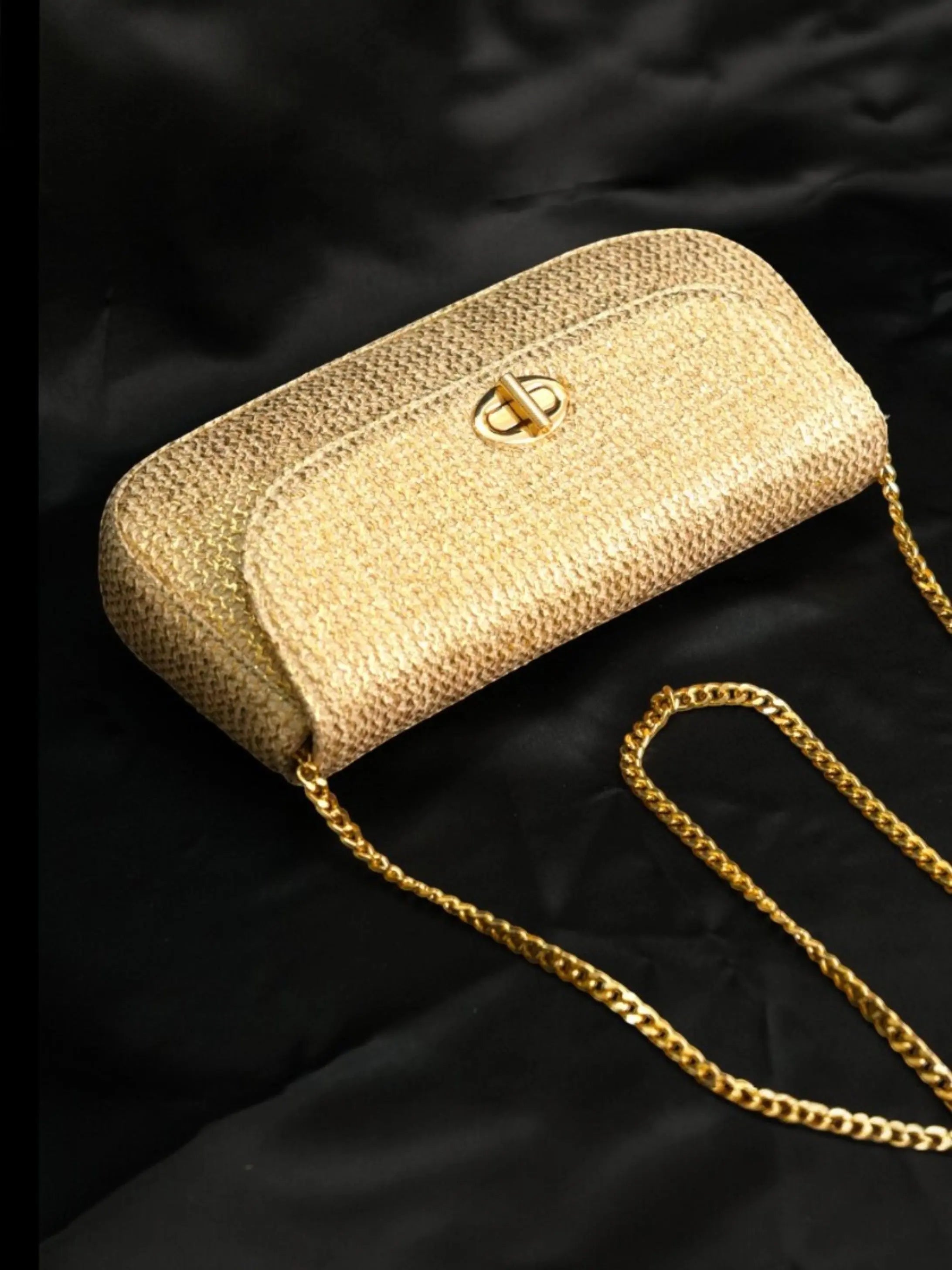 Elvina Clutch - Gold YuvaStree