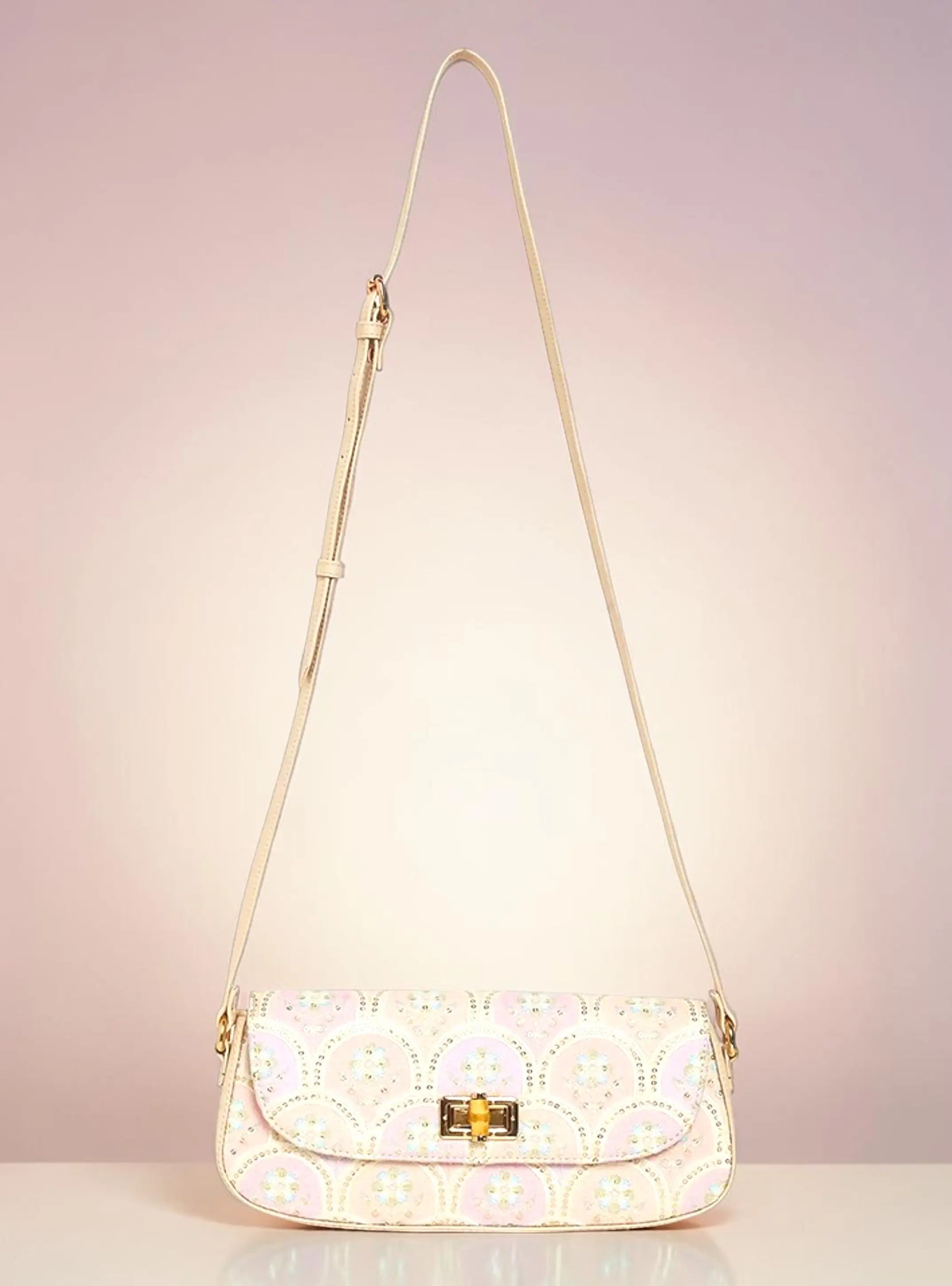 Saira Crossbody Bag - Pearl Blush YuvaStree