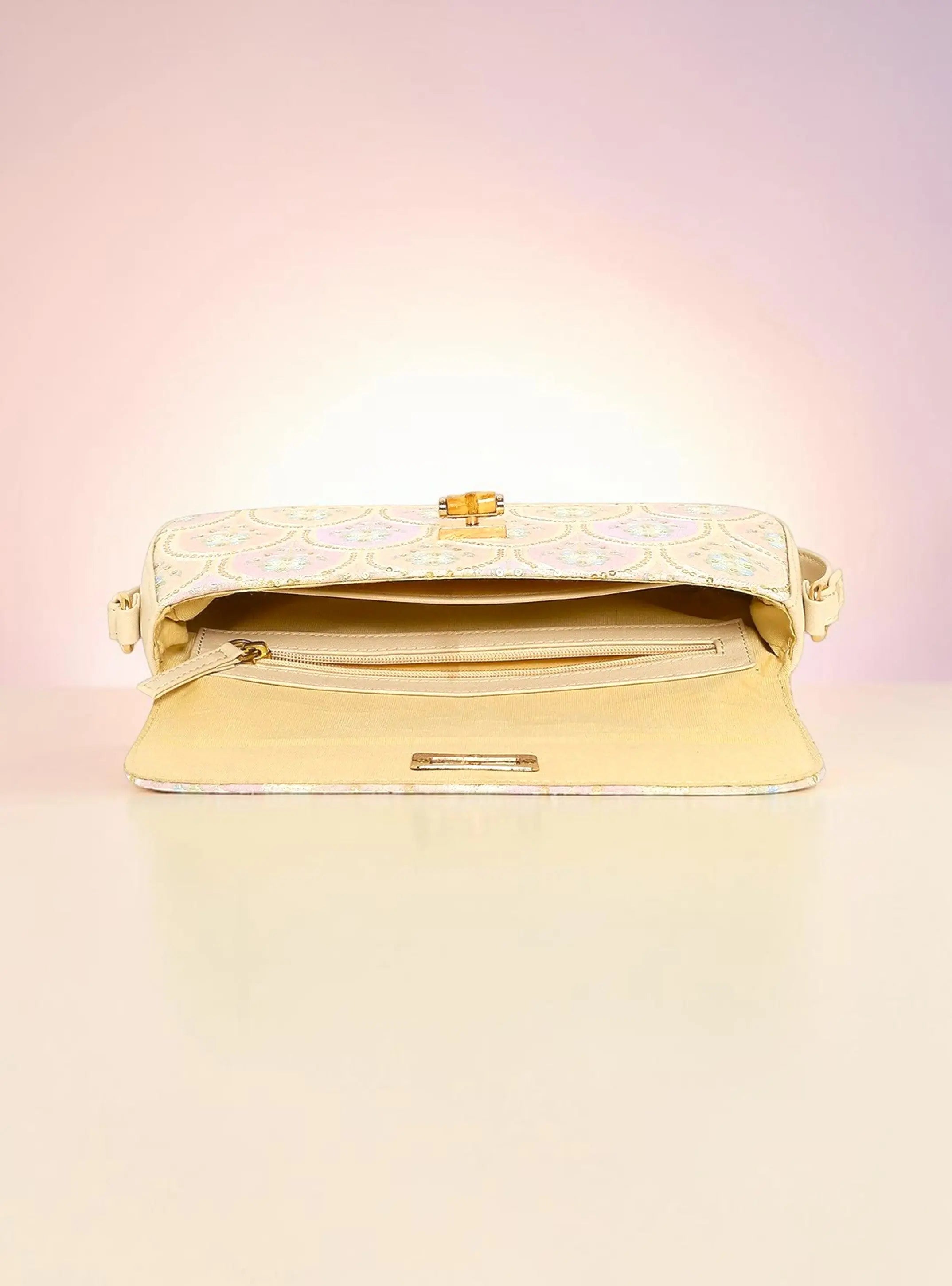 Saira Crossbody Bag - Pearl Blush YuvaStree