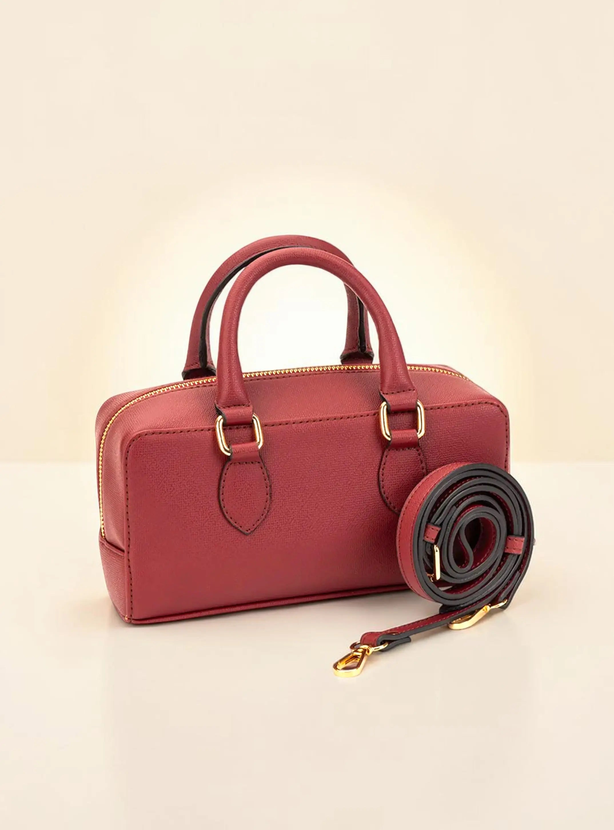 Lume Boxy Crossbody Bag - Cherry YuvaStree