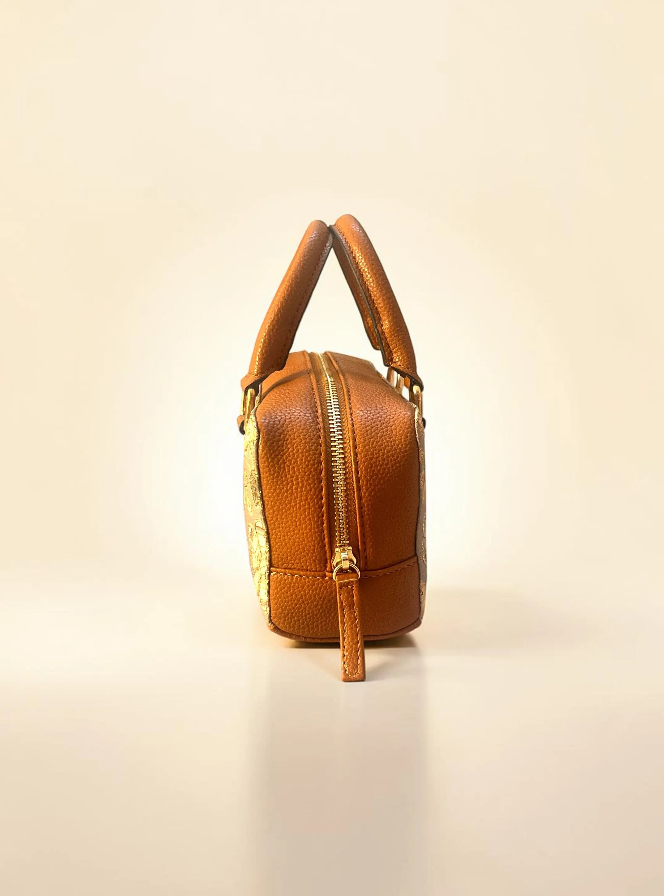 Lume Boxy Crossbody Bag - Floral Tan YuvaStree
