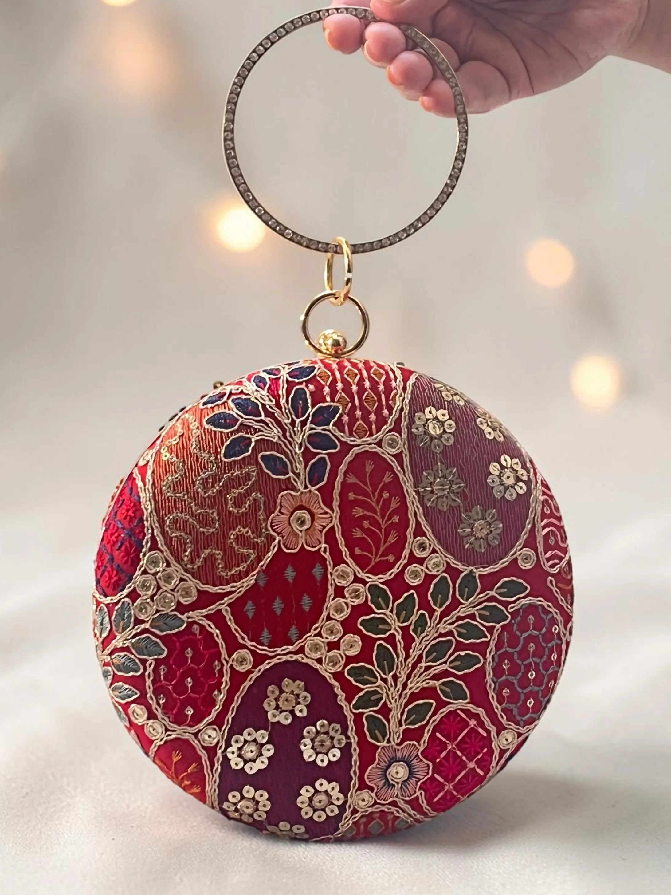 Meher Ring Clutch - Set of 10 Wedding Favors YuvaStree