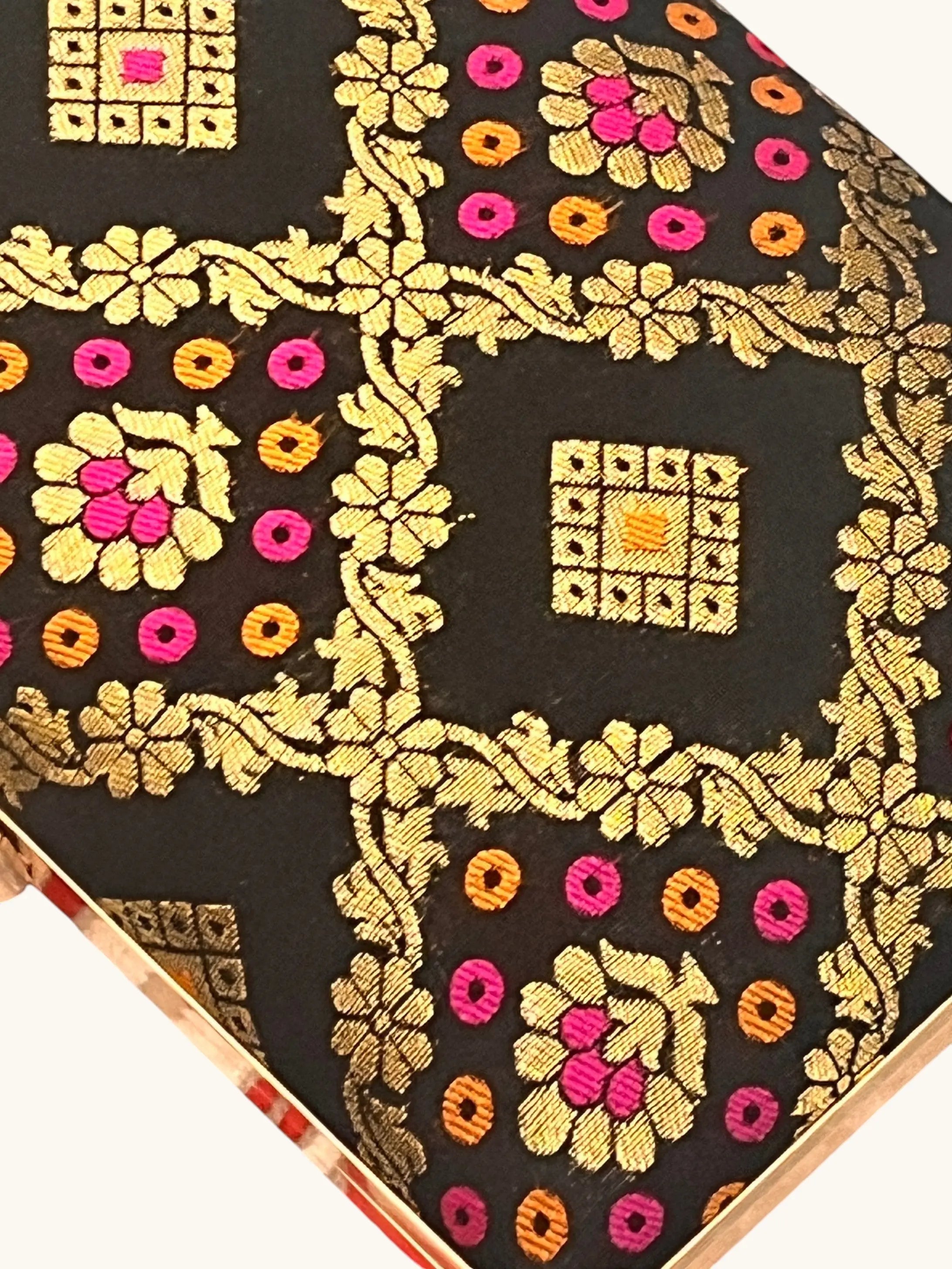 Annie Box Clutch - Black YuvaStree