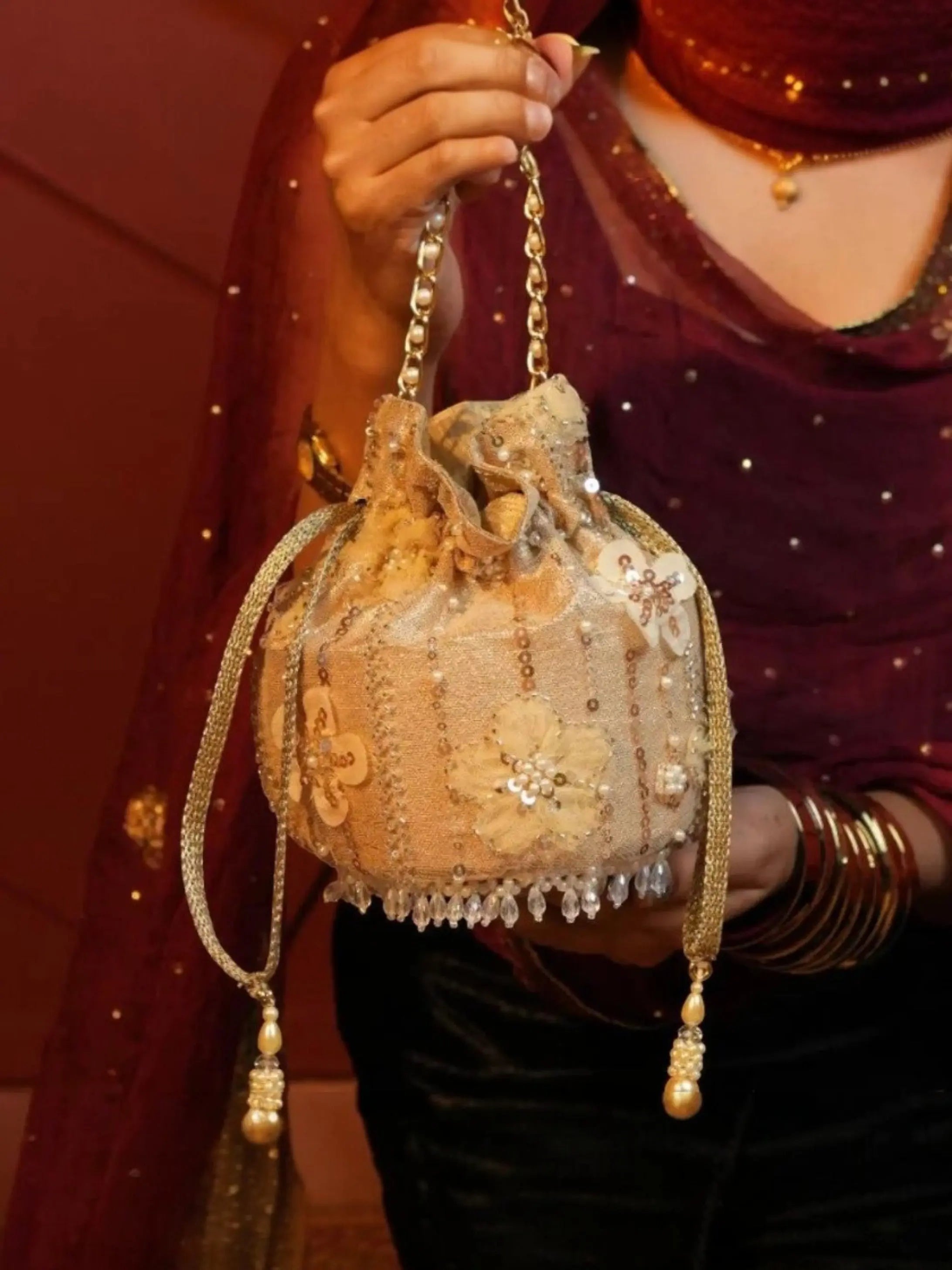 Alvira Potli - Champagne Gold YuvaStree