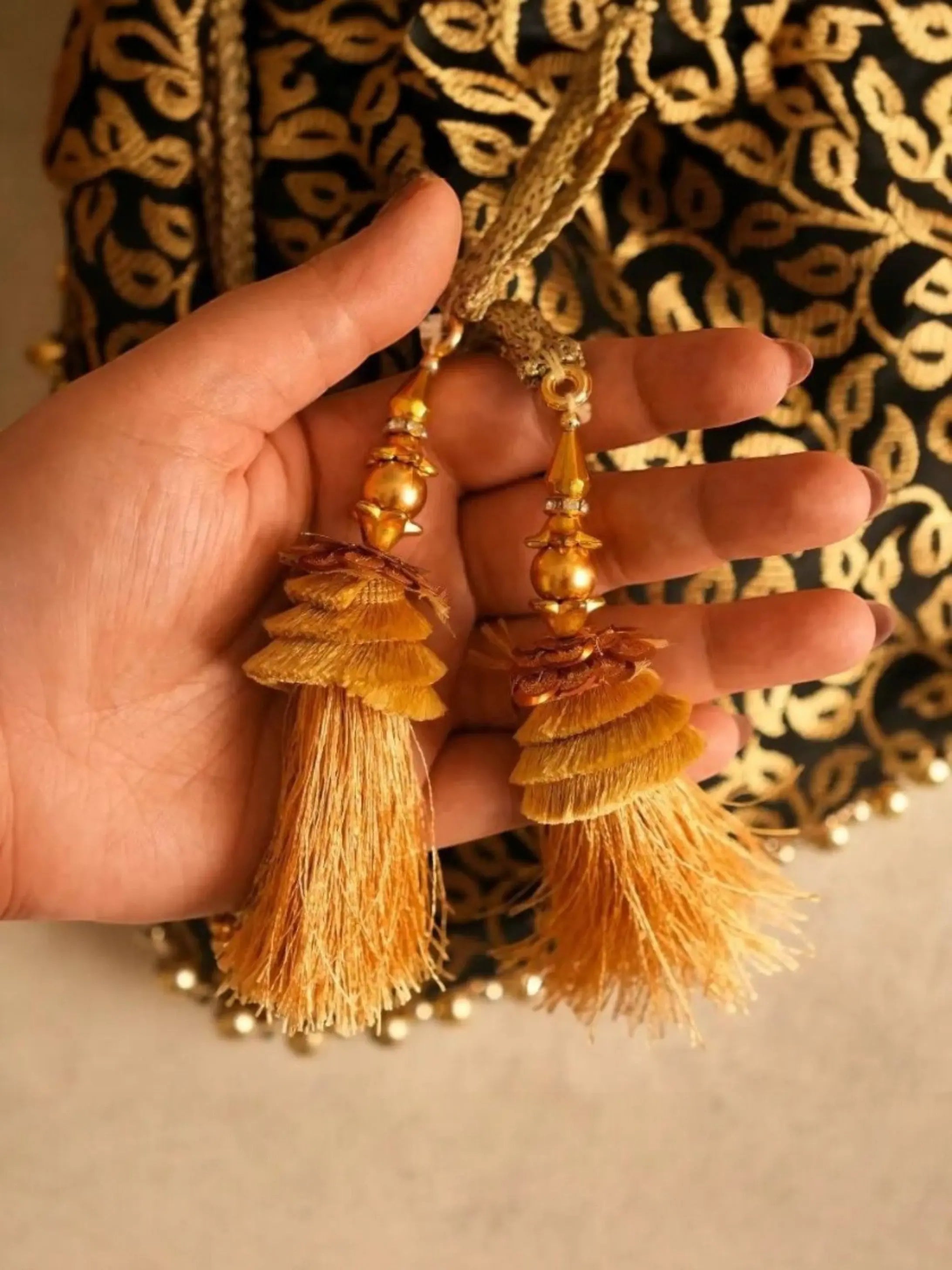 Anaira Potli in Midnight Gold YuvaStree
