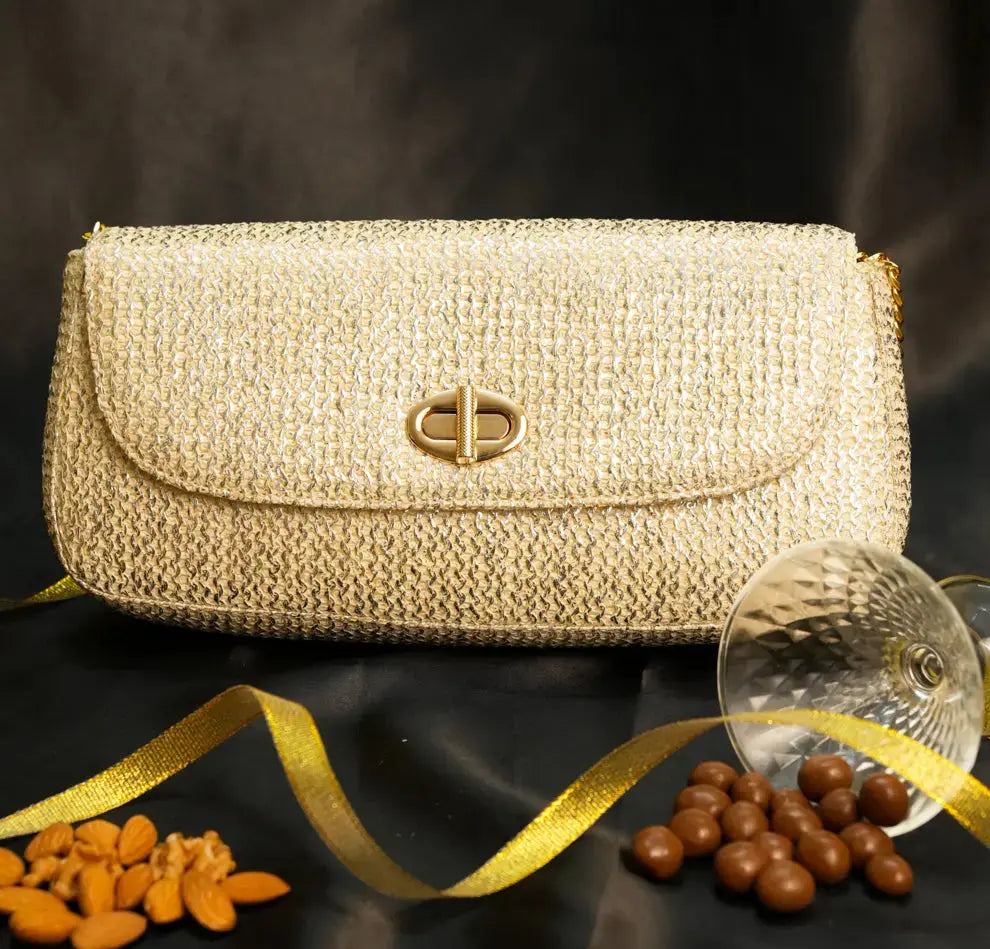 Festive Hamper - Elvina Clutch - Pearl Glow YuvaStree
