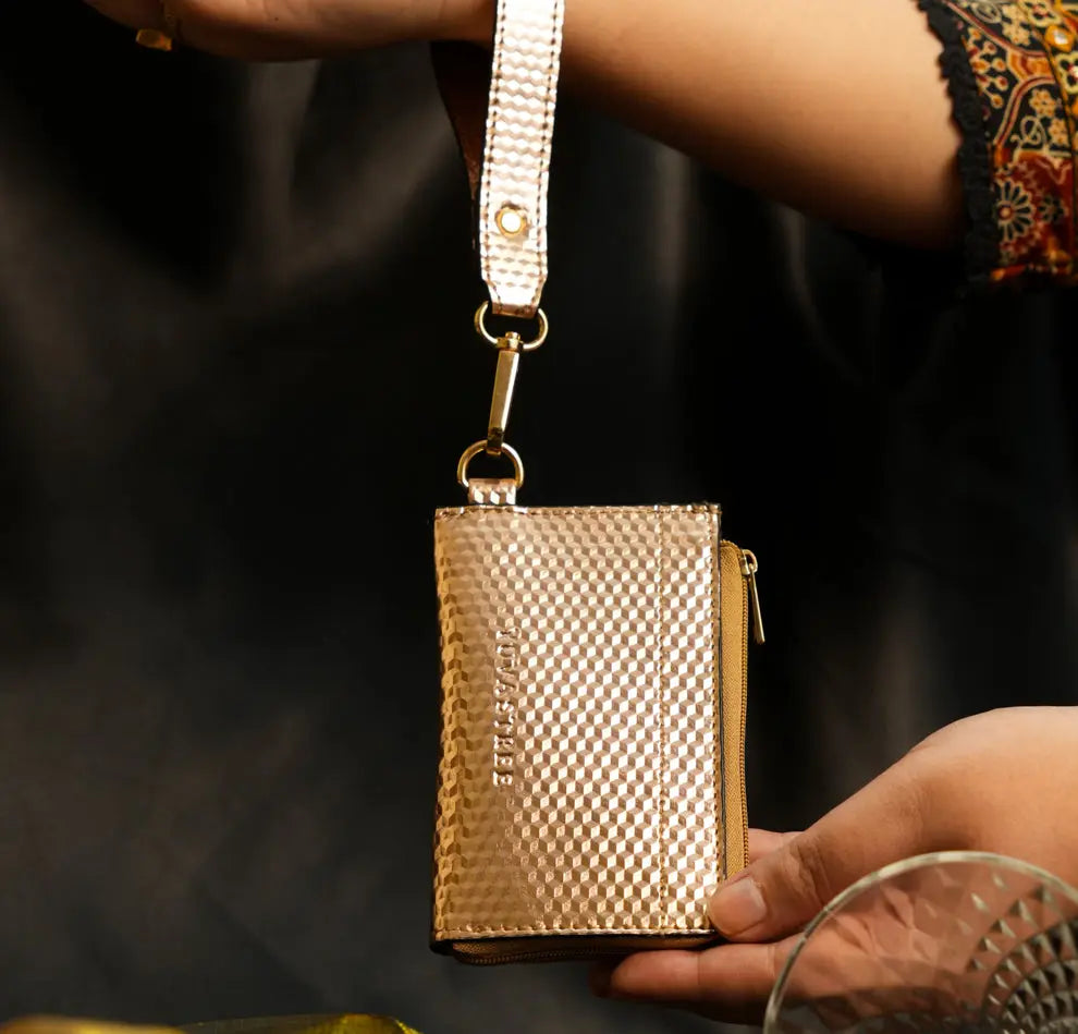Aurora Wristlet - Rose Gold YuvaStree