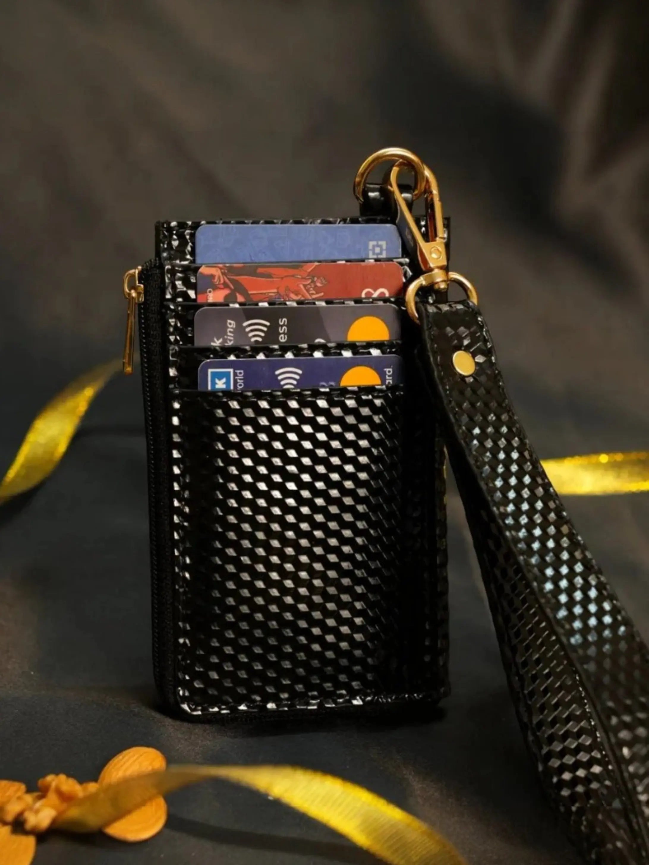 Aurora Wristlet - Black YuvaStree