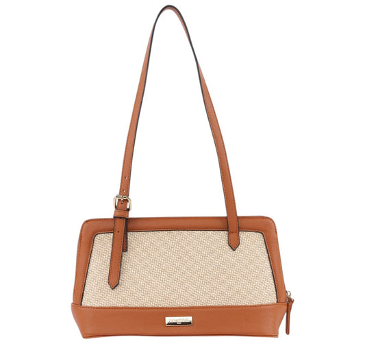 Liora Jute Shoulder Bag - Tan