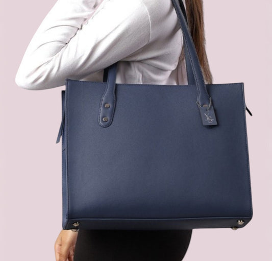 Elevate Tote Bag - Navy Blue